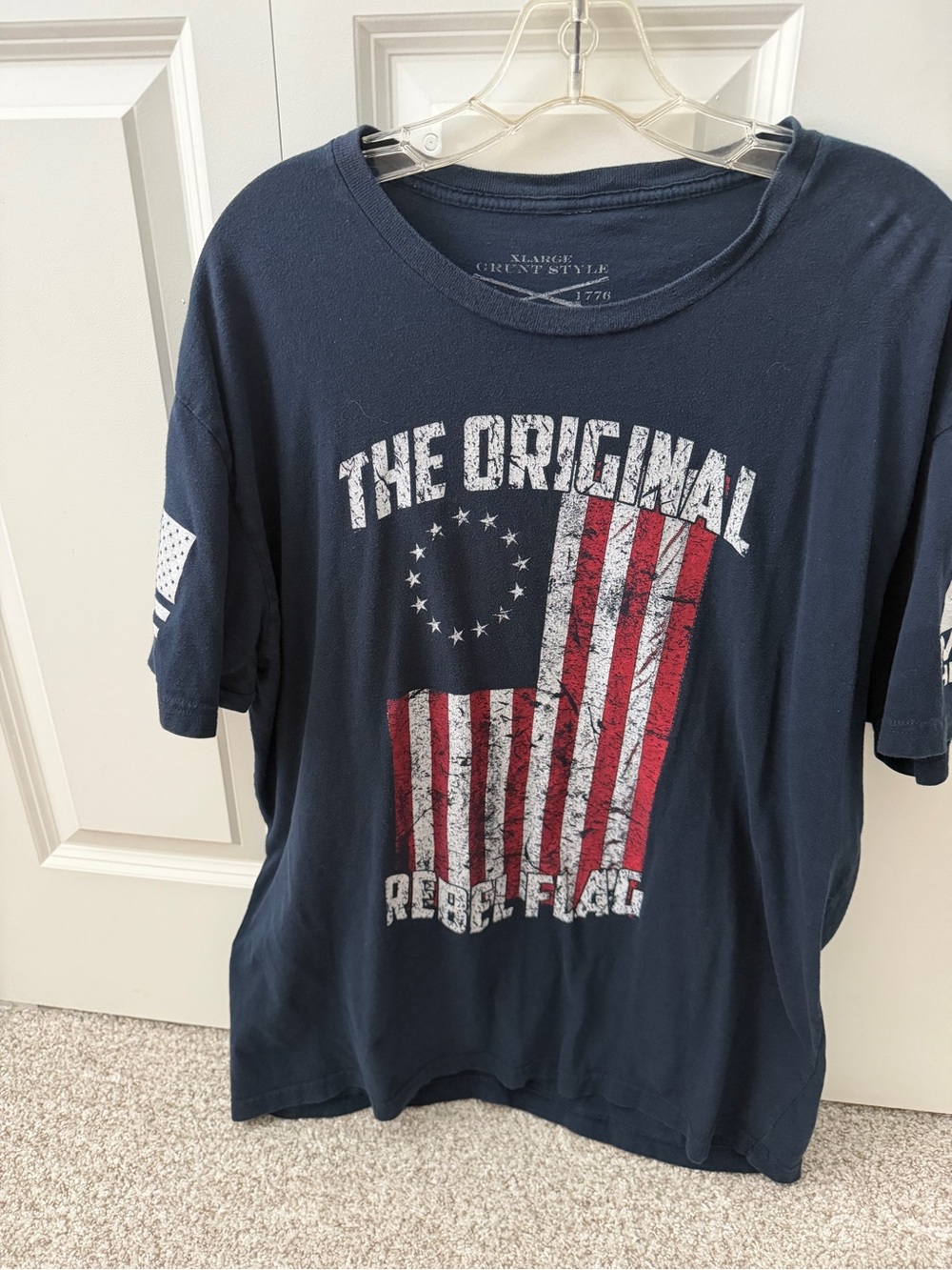 Men’s Grunt Style Patriotic Cotton T Shirt